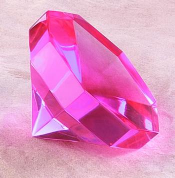 Diamond - Lucite Embedment