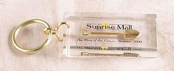 Key Tags - Lucite Embedments