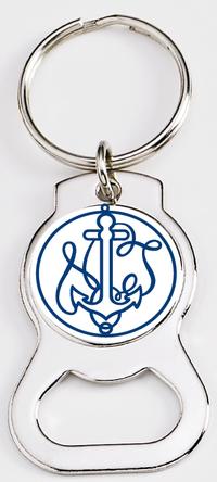 Silver Bottle Opener Key Tag
