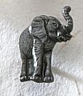 Elephant Cast Lapel Pin