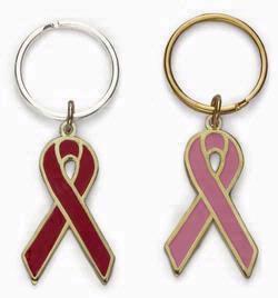 Gold Trimmed Awareness Key Tags (2 sided)