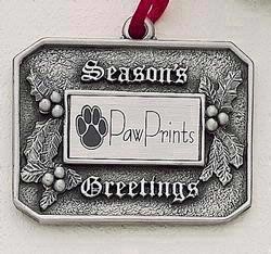 Season's Greetings Holly MasterCast Design Cast Ornament