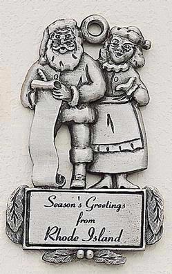 Santa & Mrs. Claus MasterCast Design Cast Ornament