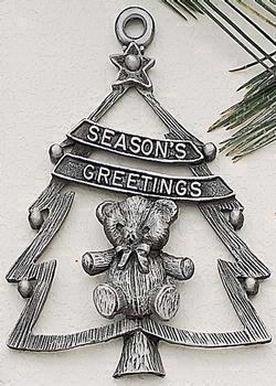 Teddy Bear/Tree MasterCast Design Cast Ornament