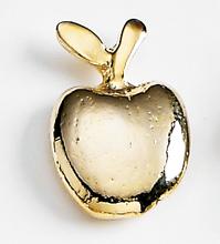 Large Apple Cast Lapel Pin