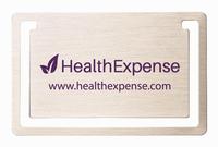 Rectangle (horizontal) Shape Silk Screened Bookmark Clip
