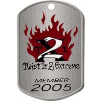 Stainless Steel Rolled Edge Dog Tag