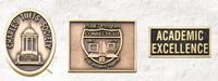 Antique Bronze USA Made Die Struck Lapel Pins