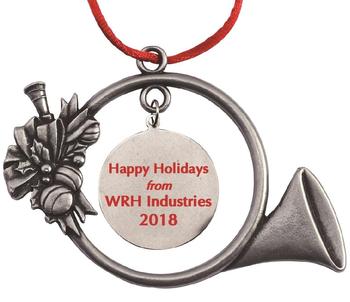 Horn with Dangle MasterCast Design Cast Ornament