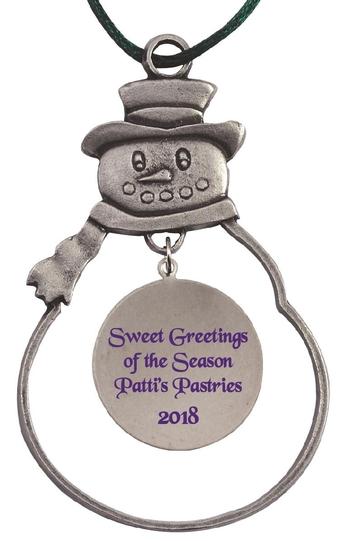 Snowman with Dangle MasterCast Design Cast Ornament